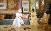 William Merritt Chase, A Friendly Call.